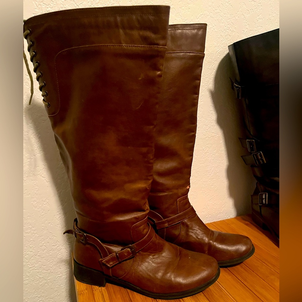 Brown boots